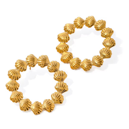 Shell Hoop Earrings