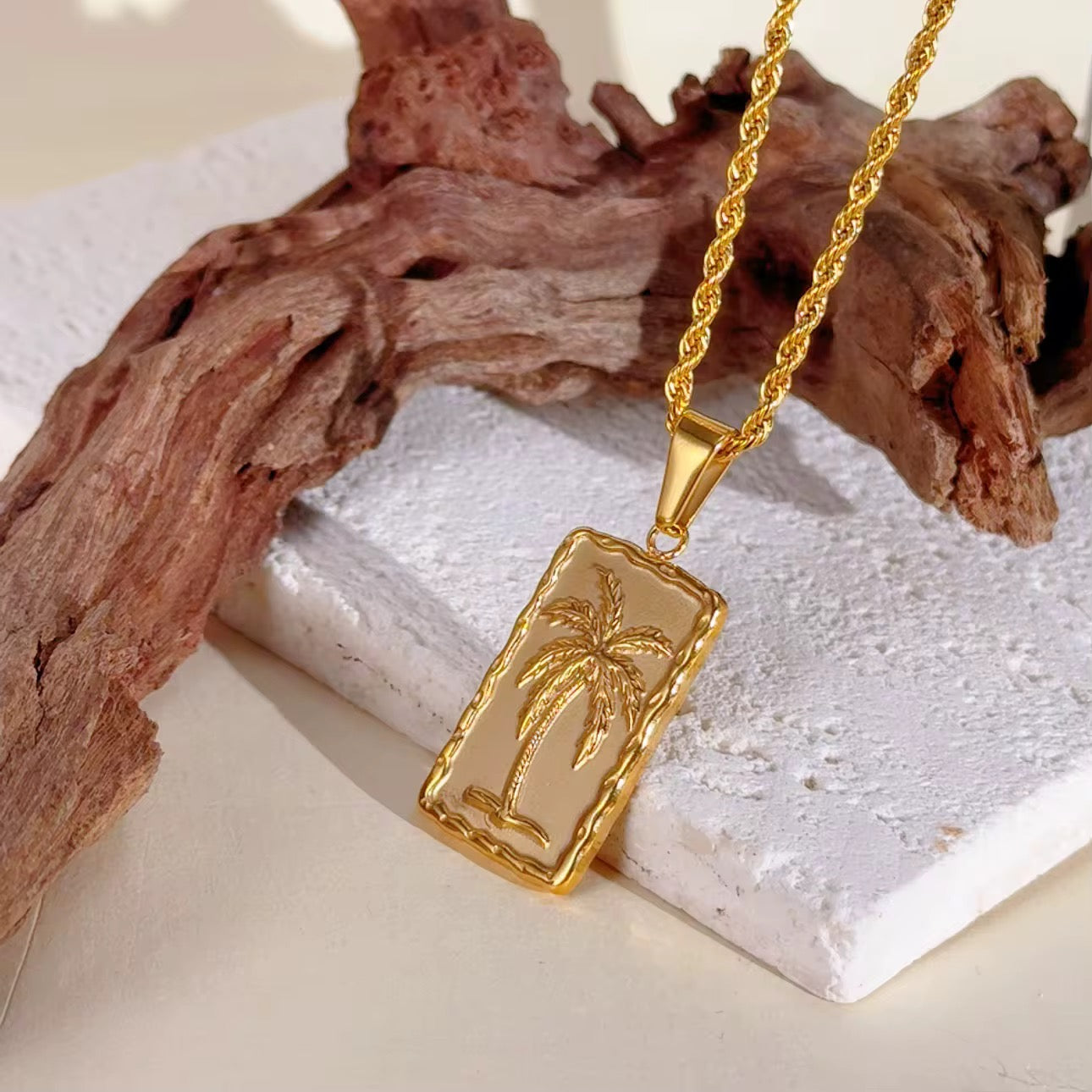 Solstice Palm Necklace
