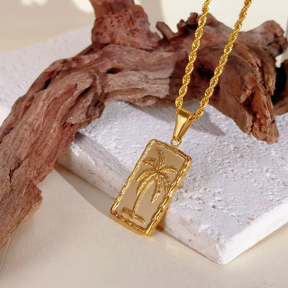 Solstice Palm Necklace