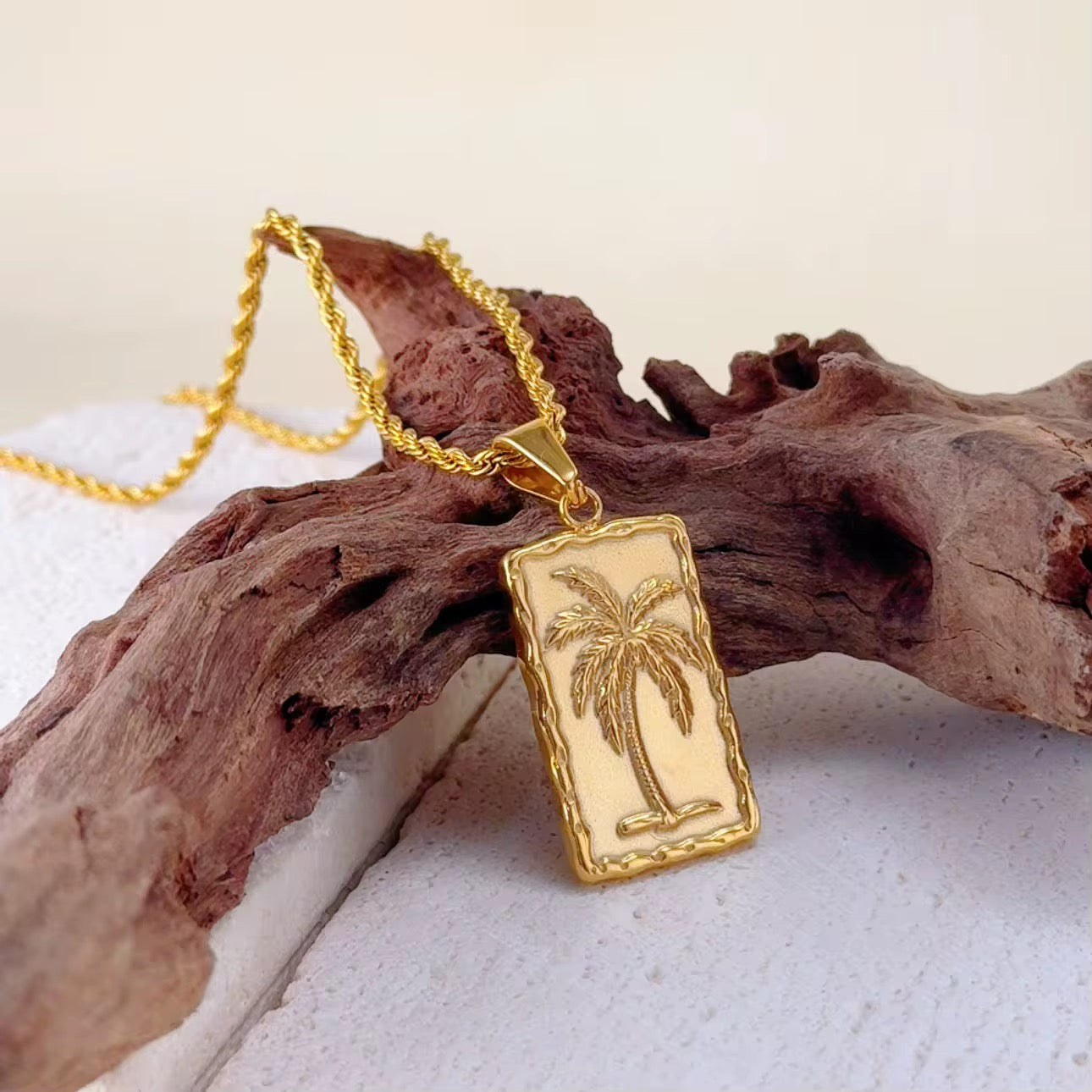 Solstice Palm Necklace