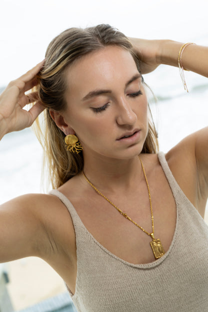 Solstice Palm Necklace