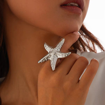 Starfish Statement Ring